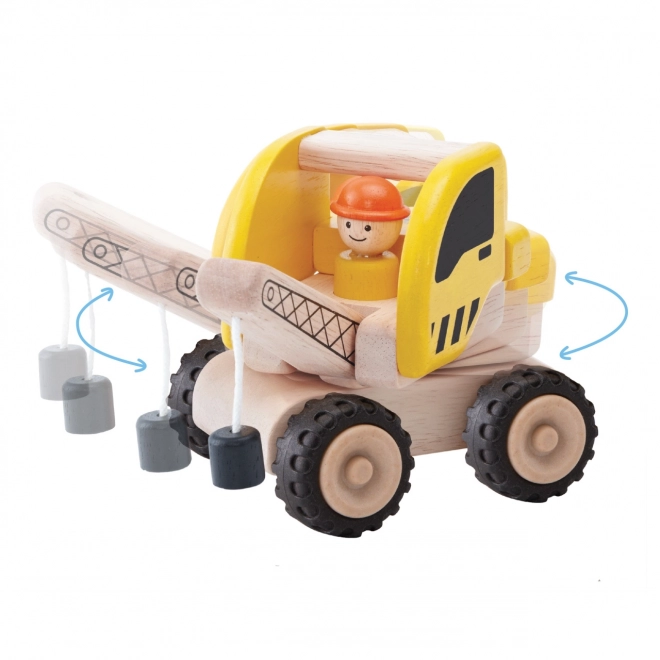 Wonderworld dřevěný mini jeřáb pro děti