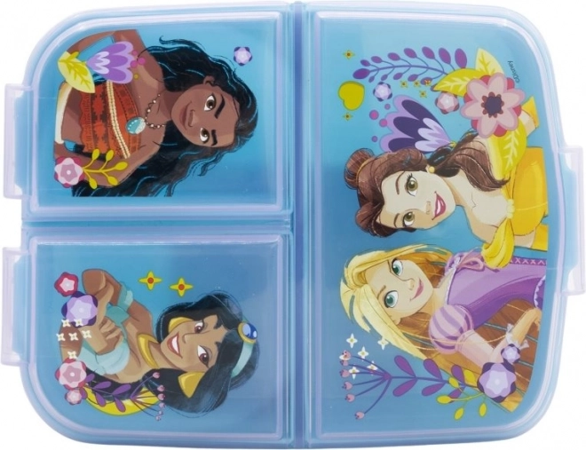 Disney Princezny krabička na svačinu s více přihrádkami