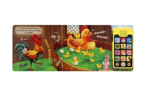Moje zvířátka z farmy - Zvuková knížka s mobilem
