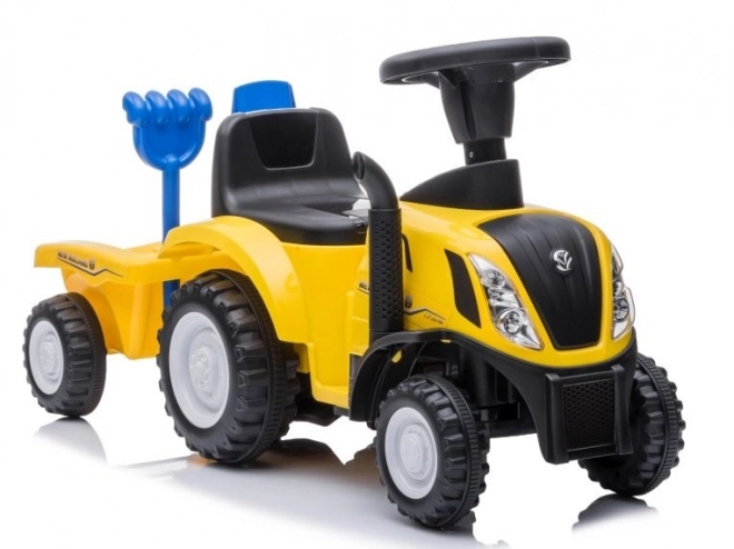 Jezdící traktor žlutý