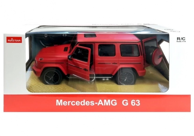 Dálkově ovládaný Mercedes G63 Rastar R/C – červený