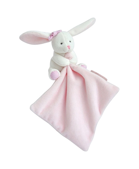 Doudou Králíček s Muchláčkem Růžová Dárková Sada