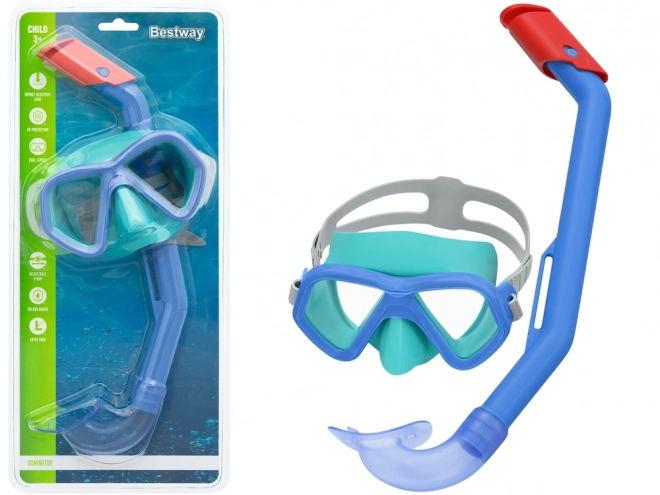 Potápěčská sada Bestway Mask+Tube 24023 – Modrá