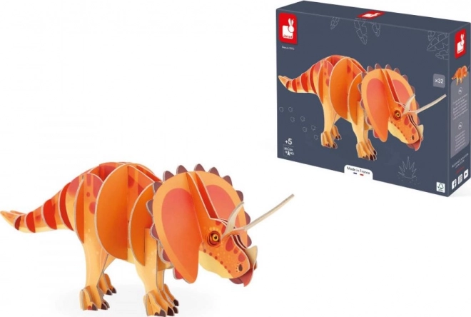 3D puzzle Triceratops od Janod