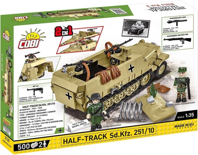 Kostičky Half-Truck Sd.Kfz.251 - Stavebnice COBI