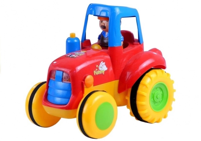 Tractor Trailer Animals Game Světla Hluk