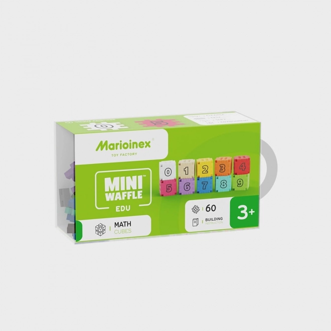 Mini Waffle Edu - Matematické kostky 60 kusů