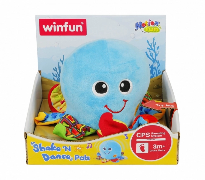 Interaktivní maskot Winfun Chobotnice I tančí a vibruje