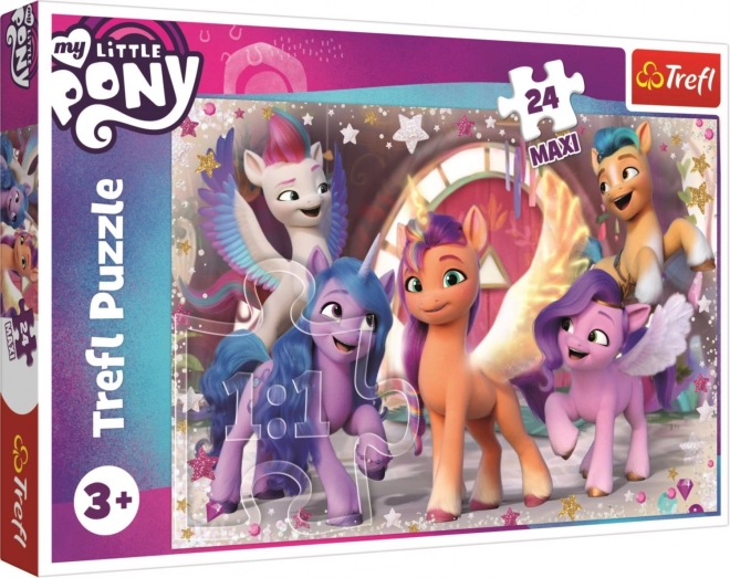 Puzzle Maxi 24 Radost z Pony filmů