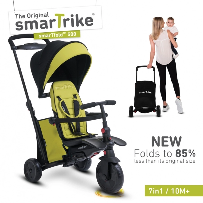 Tříkolka Smart Trike 7 v 1 Smartfold 500 zelená