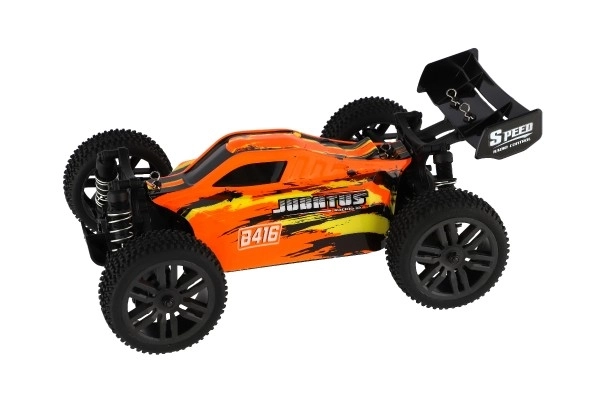 Auto RC Buggy Bonzai Jubatus terénní 30cm plast 2,4GHz na bat.+2xdob. pack v krab. 40x14x21 – Oranžové