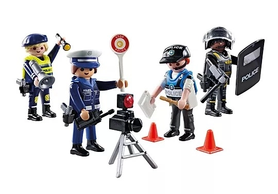 Akční hrdinové – sada policejních figurek