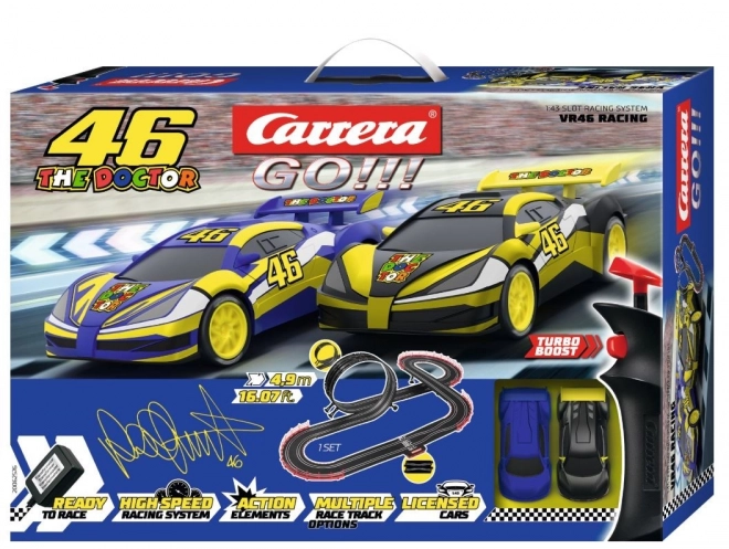 Carrera GO!!! Závodní dráha 46 The Doctor VR46 Racing