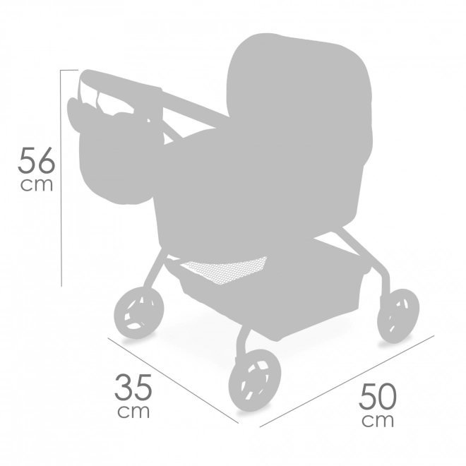 Můj první kočárek pro panenky s taškou Koala 56 cm