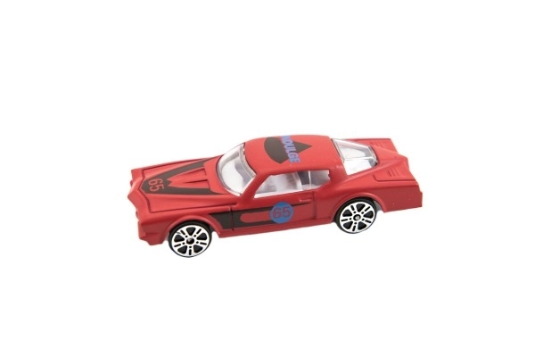 Kovové závodní auto 6 cm v krabičce