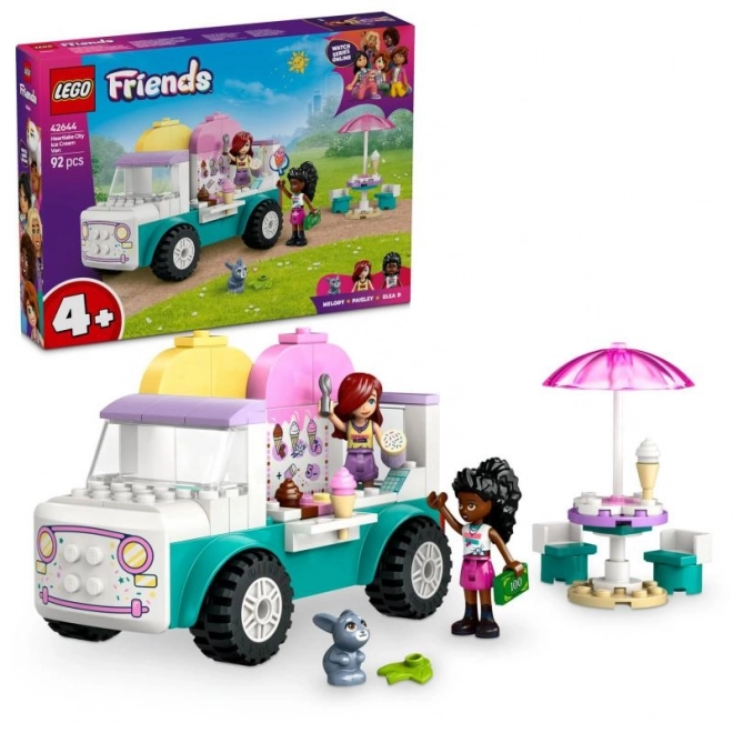 Lego Friends zmrzlinářská dodávka v Heartlake městě