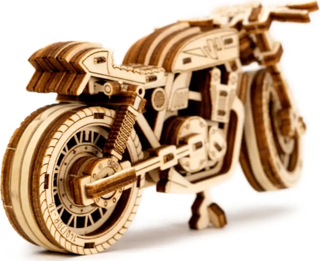 Dřevěné 3D puzzle - Motocykl Cafe Racer