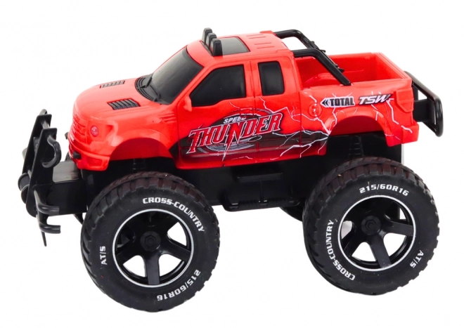 Zdalně řízené terénní auto RC 1:18 červené