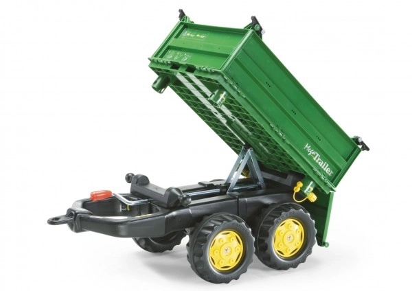 Přívěs s výklopným meganávěsem pro traktor