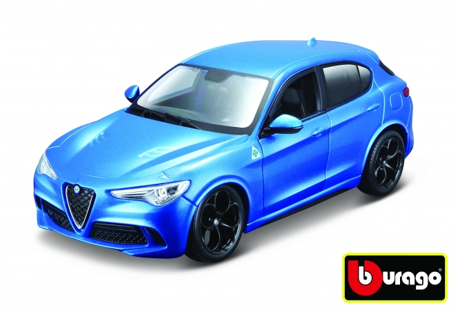 Bburago 1:24 Alfa Romeo Stelvio modrá 18-21086