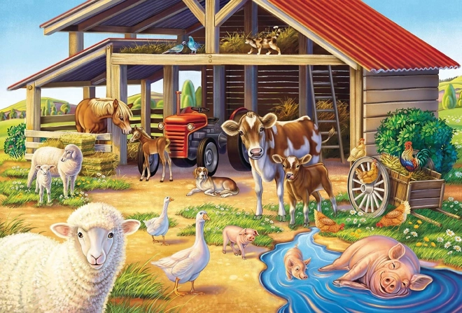 Puzzle Má oblíbená zvířátka 3x48 dílků