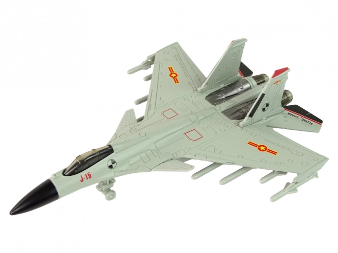 Fricční pohon stíhacího letadla v měřítku 1:72 šedé