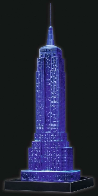 RAVENSBURGER Svítící 3D puzzle Noční edice Empire State Building 216 dílků