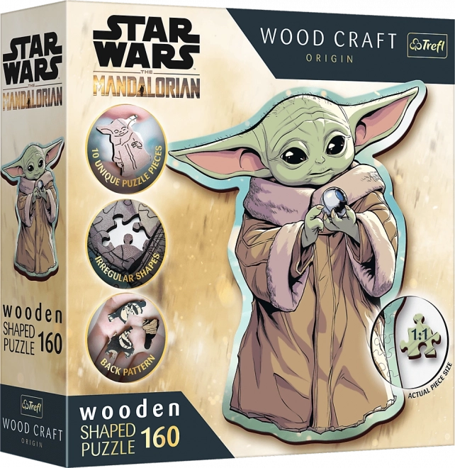Dřevěné puzzle STAR WARS: THE MANDALORIAN – 160 dílků