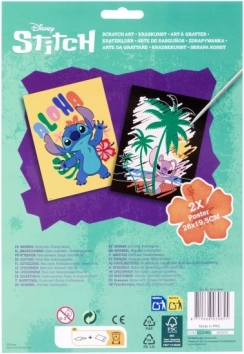 Vyškrabávací obrázky Stitch pro kreativní zábavu