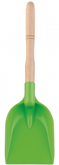 Androni lopata z lesenim ročajem dolžina 34 cm – Zelená