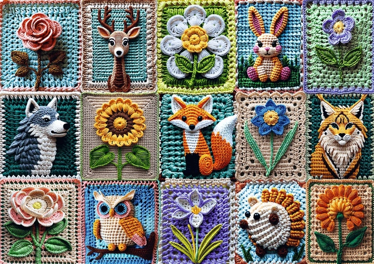 Puzzle Háčkování – moje vášeň 1000 dílků