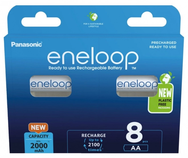 Akumulátory Eneloop AA 2000 mAh 8 ks