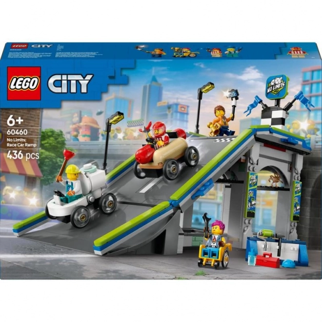 Lego City Bez hranic: Dráha s rampami pro závoďáky