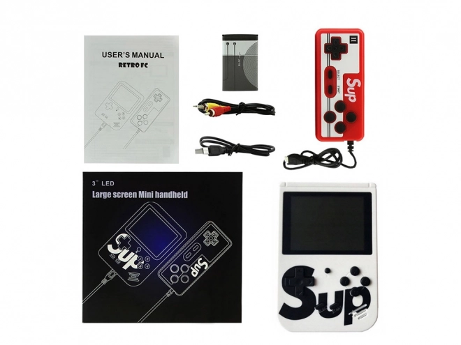 Mini retro přenosná herní konzole s 400 hrami