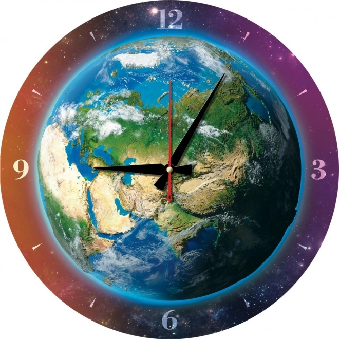 ART PUZZLE Puzzle hodiny Svět 570 dílků (včetně rámu)