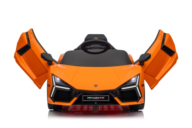 Dětské elektrické auto Lamborghini Revuelto oranžové