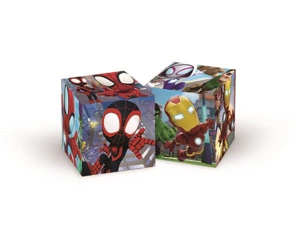CLEMENTONI Obrázkové kostky Spidey a jeho úžasní přátelé, 6 kostek