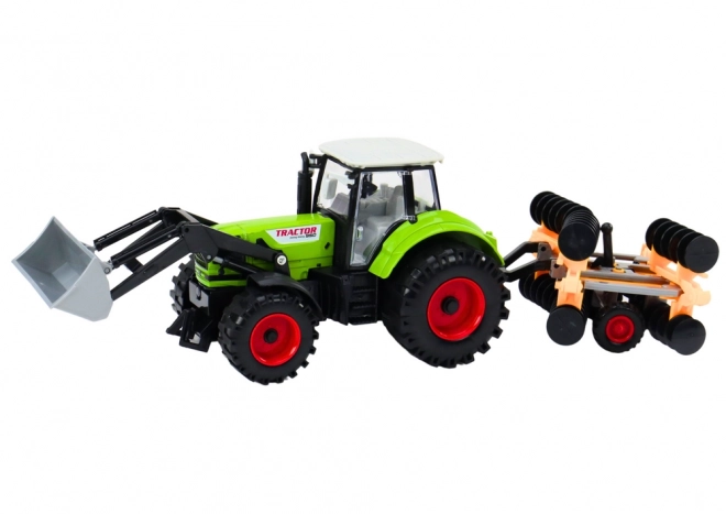 Zemědělský traktor - rypadlo s diskovou brázdou Zelený pohon