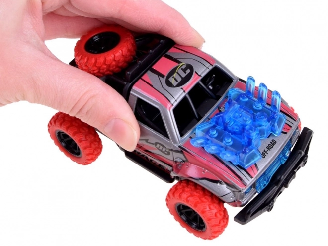 Auto Predator 4x4 kaskadérská jízda – Červená