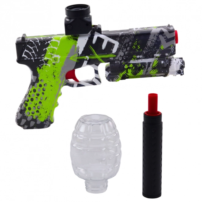 Pistole na gelové kuličky a pěnové šipky 2v1