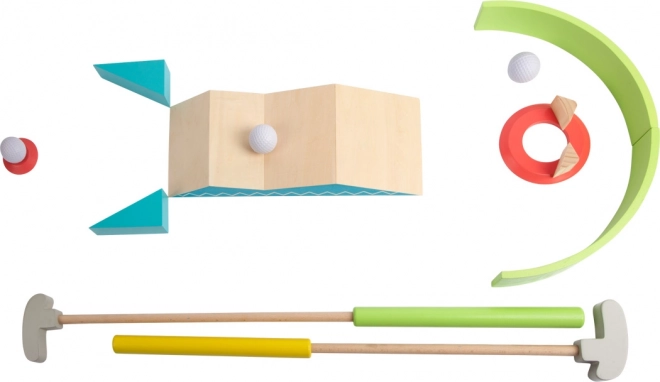 dětský minigolf set small foot Active z FSC dřeva