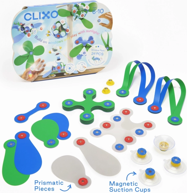 Clixo Grip and Stick, sada s hranolovými prvky