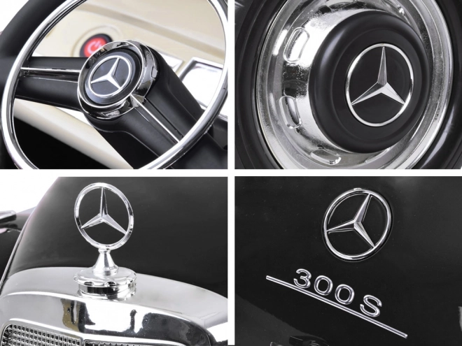Stylové licencované auto s dálkovým ovládáním od MERCEDES S300 – Černá