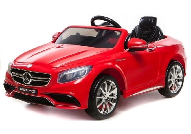Dětské auto na baterie Mercedes S63 AMG červené