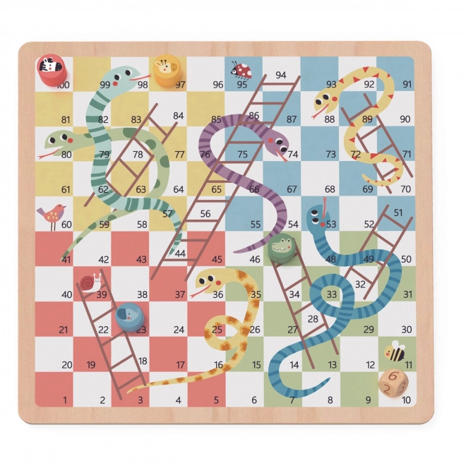 Woopie Green stolní hry Logické 2v1 Ludo Člověče, nezlob se + Zachraň zvířátka