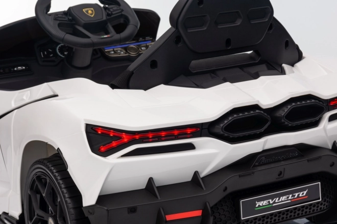 Dětský elektrický vůz Lamborghini Revuelto bílý