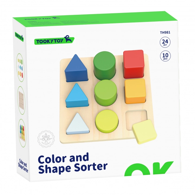 Edukativní skládanka geometrické tvary