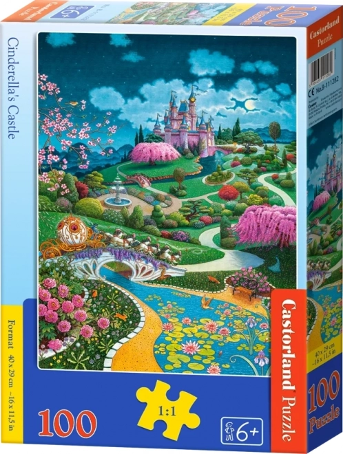 Puzzle Popelčin zámek 100 dílků
