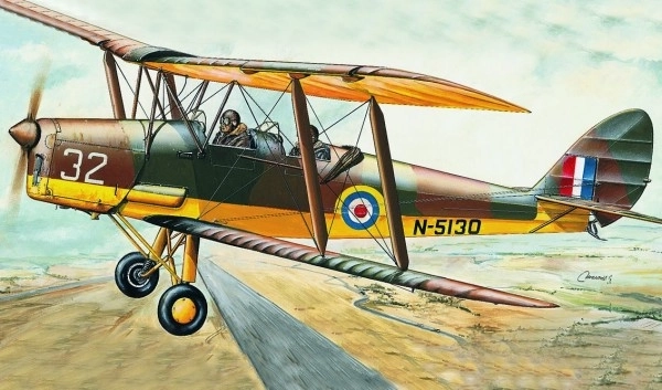 Model letadla D.H.82 Tiger Moth