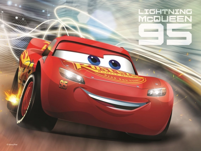 Puzzle Auta 3: Blesk McQueen 30 dílků